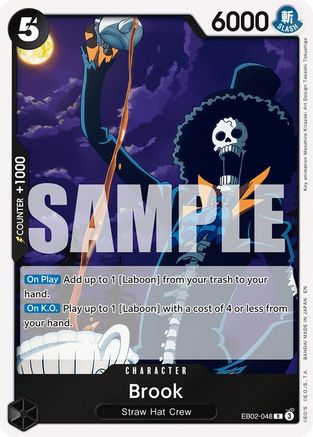 (EB02-048) Brook - Extra Booster: Anime 25th Collection - Foil