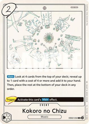 (EB02-050) Kokoro no Chizu - Extra Booster: Anime 25th Collection - Foil