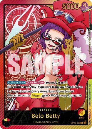 (OP05-002) Belo Betty (SPR) - Extra Booster: Anime 25th Collection Nonfoil