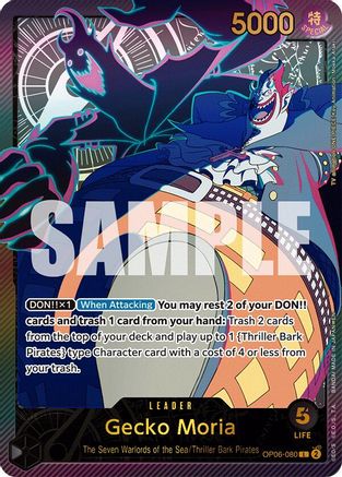 (OP06-080) Gecko Moria (SPR) - Extra Booster: Anime 25th Collection Nonfoil