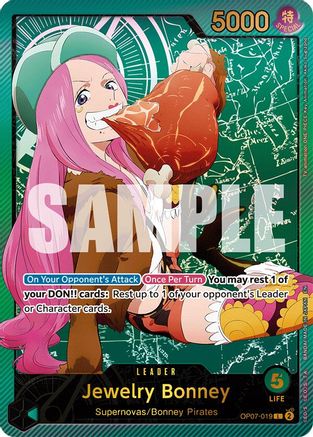 (OP07-019) Jewelry Bonney (SPR) - Extra Booster: Anime 25th Collection Nonfoil