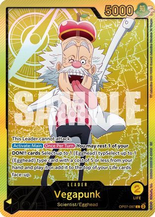 (OP07-097) Vegapunk (SPR) - Extra Booster: Anime 25th Collection Nonfoil