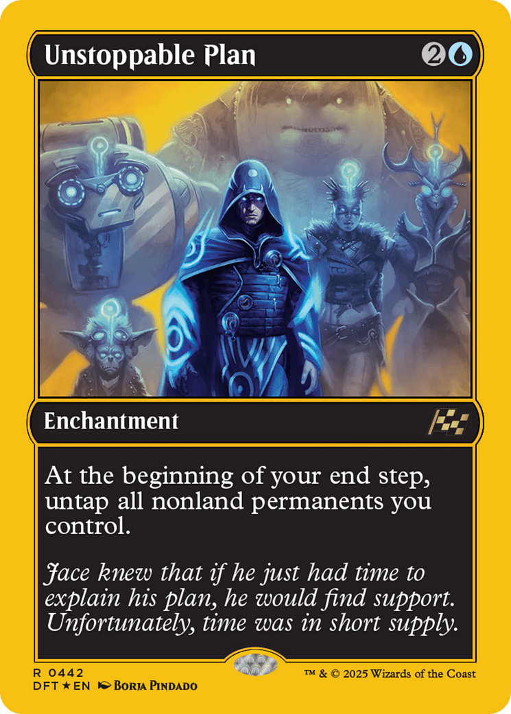 Unstoppable Plan (First-Place Foil) (DFT-442) - Aetherdrift Foil