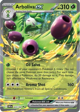 Arboliva ex (23/182) - SV10 Destined Rivals Holofoil - Double Rare
