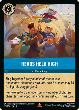(175/204) Heads Held High - Reign of Jafar Cold Foil