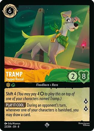 (022/204) Tramp - Dapper Rascal - Reign of Jafar Cold Foil