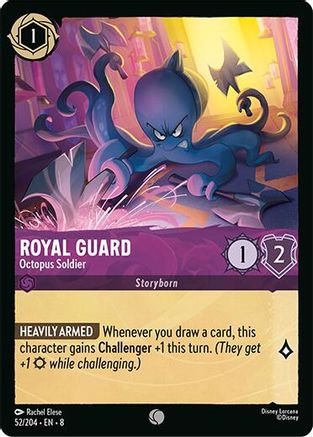 (052/204) Royal Guard - Octopus Soldier - Reign of Jafar Cold Foil
