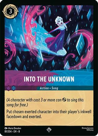 (081/204) Into the Unknown - Reign of Jafar Cold Foil