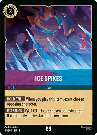 (084/204) Ice Spikes - Reign of Jafar Cold Foil