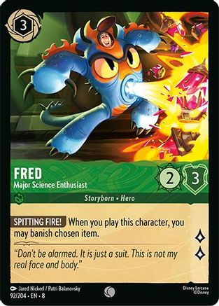 (092/204) Fred - Major Science Enthusiast - Reign of Jafar Normal