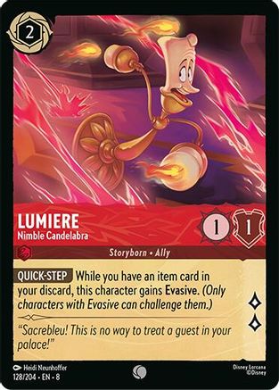 (128/204) Lumiere - Nimble Candelabra - Reign of Jafar Cold Foil