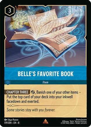 (179/204) Belle's Favorite Book - Reign of Jafar Cold Foil