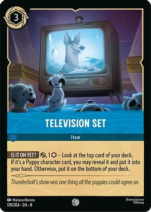 (178/204) Television Set - Reign of Jafar Cold Foil