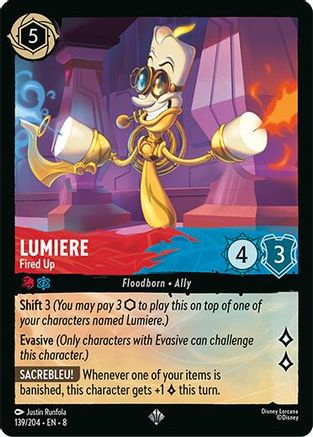 (139/204) Lumiere - Fired Up - Reign of Jafar Cold Foil