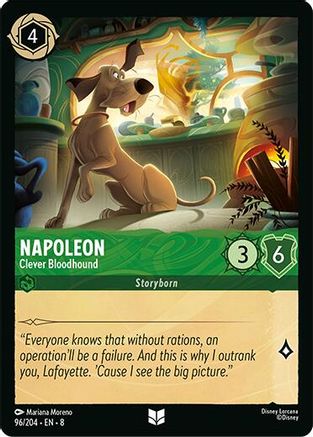 (096/204) Napoleon - Clever Bloodhound - Reign of Jafar Cold Foil