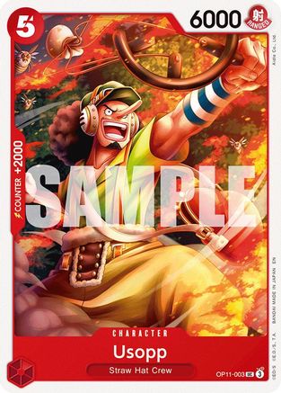 (OP11-003) Usopp - A Fist of Divine Speed Normal