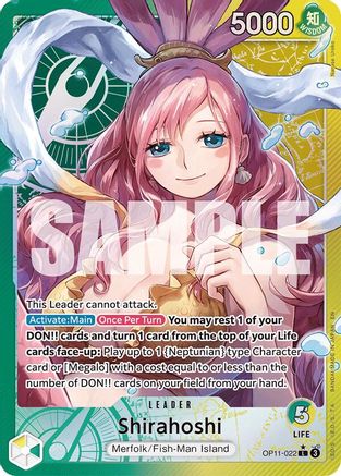 (OP11-022) Shirahoshi (022) (Alternate Art) - A Fist of Divine Speed Foil