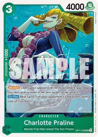 (OP11-029) Charlotte Praline - A Fist of Divine Speed Normal