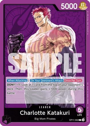 (OP11-062) Charlotte Katakuri (062) - A Fist of Divine Speed Normal