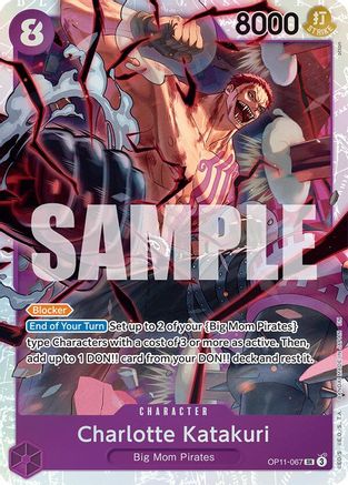 (OP11-067) Charlotte Katakuri (067) - A Fist of Divine Speed Foil