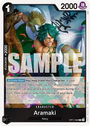 (OP11-082) Aramaki - A Fist of Divine Speed Foil