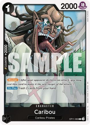 (OP11-083) Caribou - A Fist of Divine Speed Foil