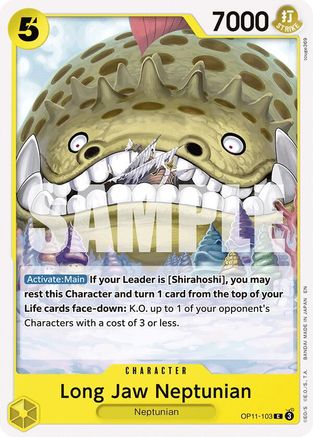 (OP11-103) Long-Jaw Neptunian - A Fist of Divine Speed Normal