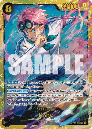(OP11-119) Koby (119) - A Fist of Divine Speed Foil