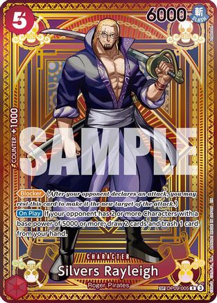 (OP09-005) Silvers Rayleigh (SP) - A Fist of Divine Speed Foil