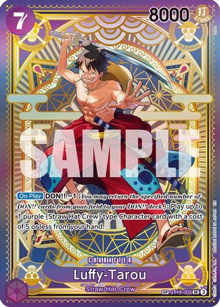 (ST18-005) Luffy-Tarou (SP) - A Fist of Divine Speed Foil