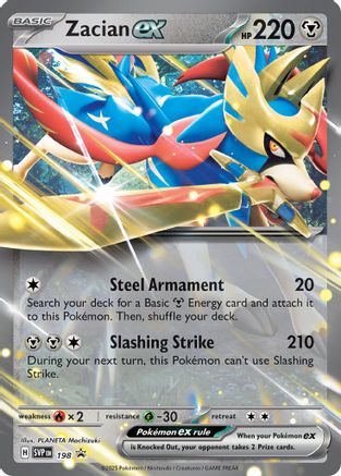 Zacian ex (198) - SV Scarlet & Violet Promo Cards Holofoil - Promo