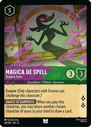 (066/204) Magica De Spell - Shadow Form - Reign of Jafar Cold Foil