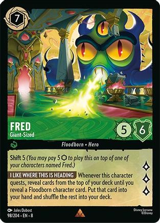 (098/204) Fred - Giant-Sized - Reign of Jafar Normal