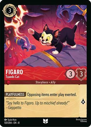 (133/204) Figaro - Tuxedo Cat - Reign of Jafar Normal