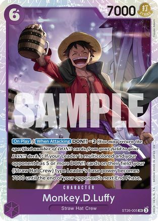 (ST26-005) Monkey.D.Luffy (ST26-005) - Starter Deck 26: PURPLE/BLACK Monkey.D.Luffy Foil