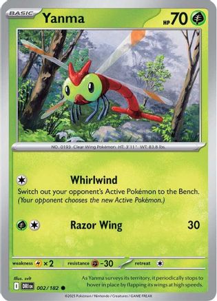 Yanma (2/182) - SV10 Destined Rivals - Common