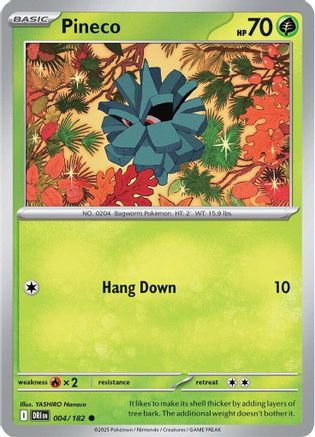 Pineco (4/182) - SV10 Destined Rivals Reverse Holofoil - Common