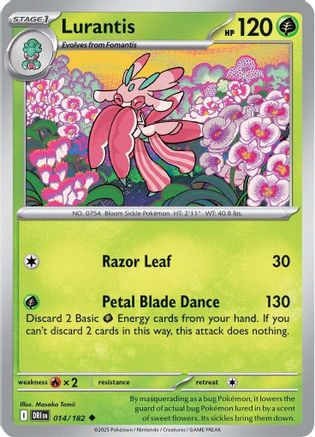 Lurantis (14/182) - SV10 Destined Rivals Reverse Holofoil - Uncommon