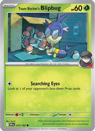 Team Rocket's Blipbug (15/182) - SV10 Destined Rivals - Common