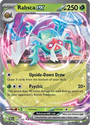 Rabsca ex (25/182) - SV10 Destined Rivals Holofoil - Double Rare