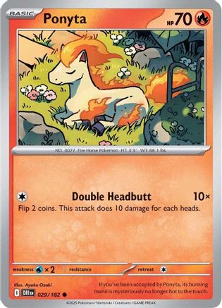 Ponyta (29/182) - SV10 Destined Rivals - Common