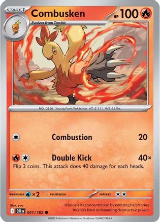Combusken (41/182) - SV10 Destined Rivals - Common
