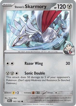 Steven's Skarmory (142/182) - SV10 Destined Rivals - Common