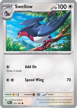 Swellow (157/182) - SV10 Destined Rivals - Common