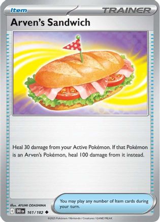 Arven's Sandwich (161/182) - SV10 Destined Rivals Reverse Holofoil - Uncommon
