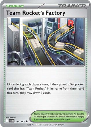 Team Rocket's Factory (173/182) - SV10 Destined Rivals - Uncommon