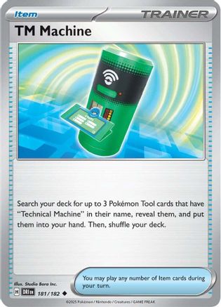 TM Machine (181/182) - SV10 Destined Rivals Reverse Holofoil - Uncommon