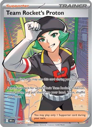 Team Rocket's Proton (227/182) - SV10 Destined Rivals Holofoil - Ultra Rare