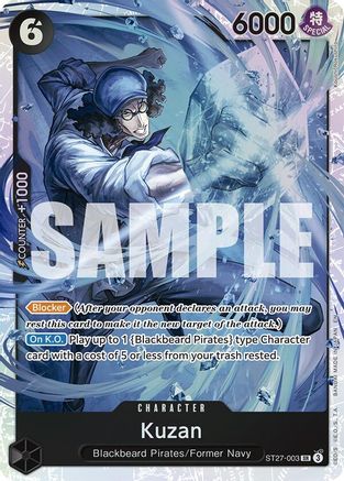 (ST27-003) Kuzan - Starter Deck 27: BLACK Marshall.D.Teach Foil