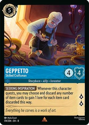 (174/204) Geppetto – Skilled Craftsman - Reign of Jafar Normal